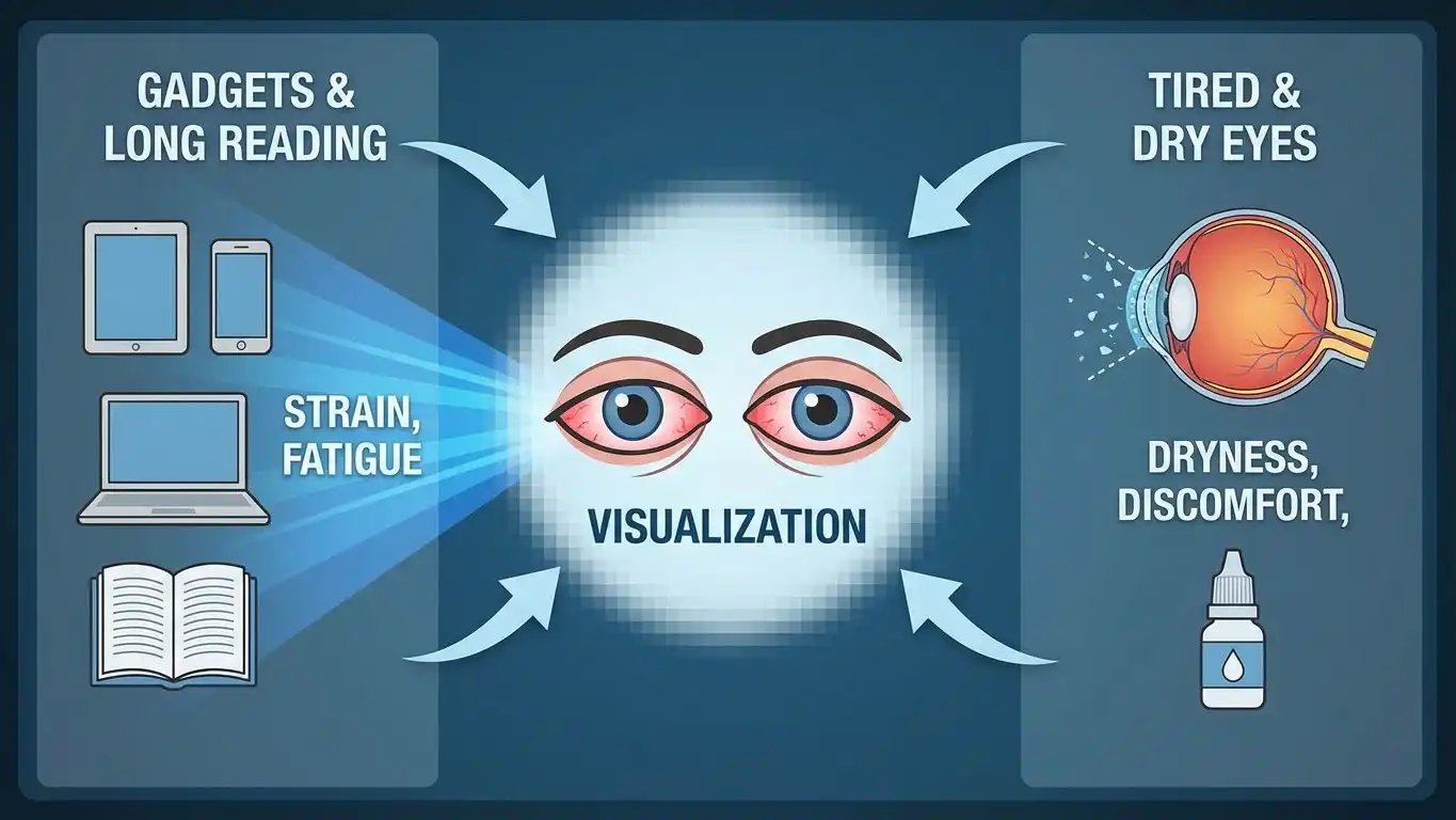 Mata Lelah dan Kering